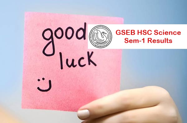 GSEB HSC 11th Science Result 2016 for Sem 2