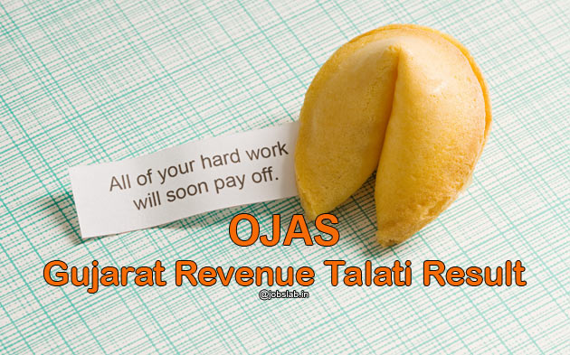 OJAS Revenue Talati Result 2016 & Talati Merit list Available